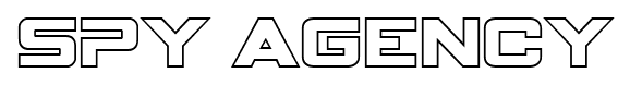 Spy Agency font