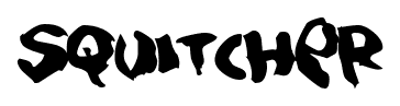Squitcher font
