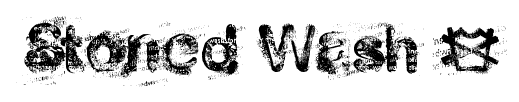 Stoned Wash 6 font