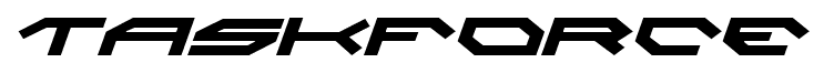 Taskforce font