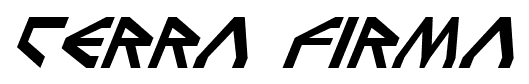 Terra Firma font