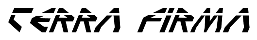 Terra Firma font