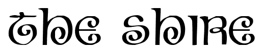The Shire font