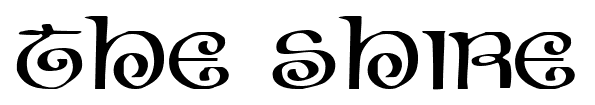 The Shire font