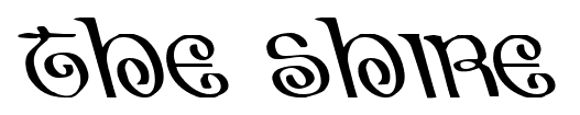 The Shire font