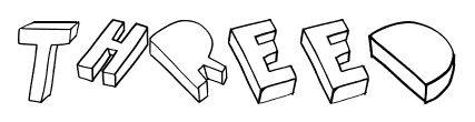 Threed font