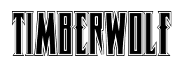Timberwolf font