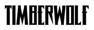 Timberwolf font