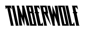 Timberwolf font