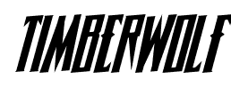 Timberwolf font