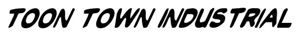 Toon Town Industrial font