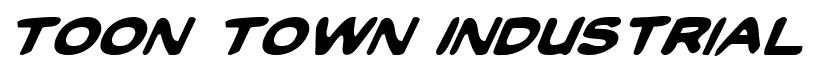 Toon Town Industrial font