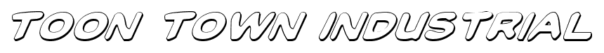 Toon Town Industrial font