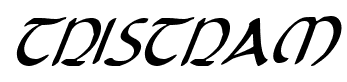 Tristram font