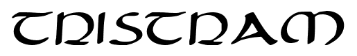 Tristram font