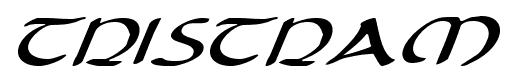 Tristram font