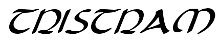 Tristram font