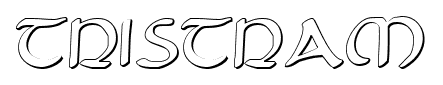 Tristram font