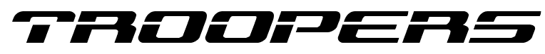 Troopers font