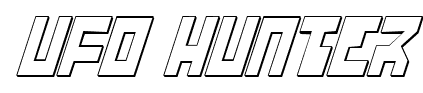 Ufo Hunter font