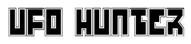 Ufo Hunter font