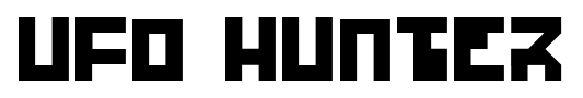 Ufo Hunter font