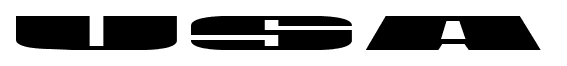 USA font