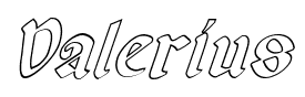 Valerius font