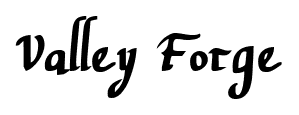 Valley Forge font