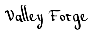 Valley Forge font