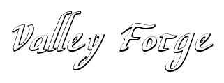 Valley Forge font