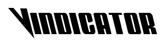 Vindicator font