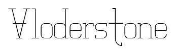 Vloderstone font