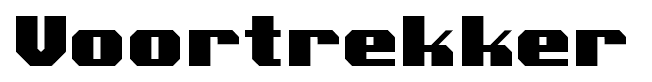 Voortrekker font