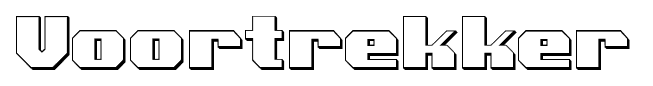 Voortrekker font