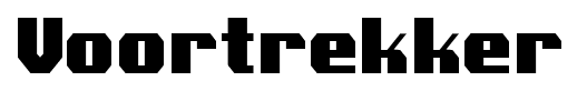 Voortrekker font
