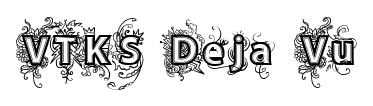 VTKS Deja Vu font