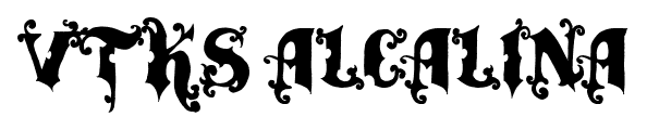 VTKS Alcalina font