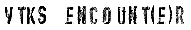 Vtks Encount(e)r font
