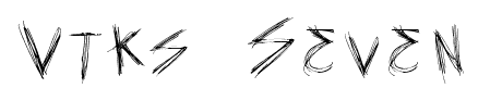 Vtks Seven font