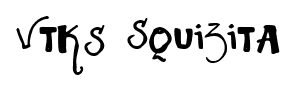 Vtks Squizita font