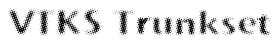 VTKS Trunkset font