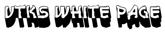 VTKS White Page font
