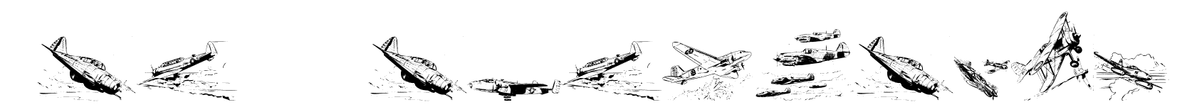 War II Wairplanes font