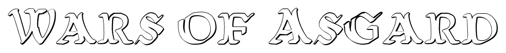 Wars of Asgard font