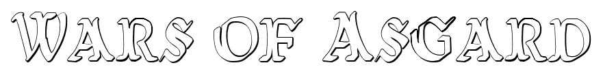Wars of Asgard font