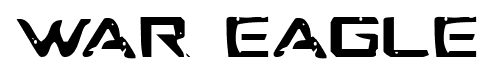 War Eagle font