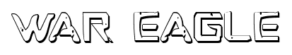 War Eagle font