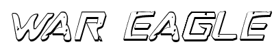 War Eagle font