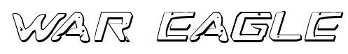 War Eagle font